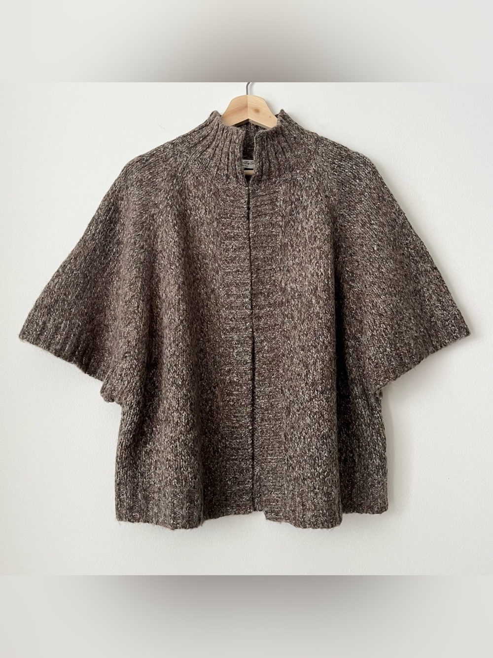 Vintage Cambridge Dry Goods Women's Brown Chunky Knit Cardigan Sweater Size 2X